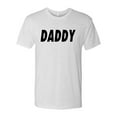 thumbnail image 2 of Wild Bobby, Classic Daddy Dad, Father's Day, Men Premium Tri Blend Tee, Heather White, Large, 2 of 4