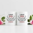 thumbnail image 3 of 70th Birthday Gifts for Women Men - I''m Not 70 I''m 18 with 52 Years of Experience Mug - 70 Year Old Present Ideas for Mom, Wife, Sisters, Grandma, Her, Friends, Coworkers - 11 oz Coffee Mug, 3 of 6