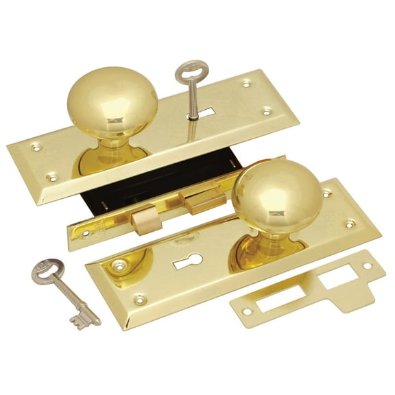 Belwith Products 1129 Knob/Mortise Lock, Brass