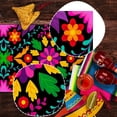 thumbnail image 6 of Traditional Floral Fiesta Mexican Texture Path Table Runner, Rectangular Linen Tablecloth for Dia De Los Muertos, Kitchen Coffee Table Art Dining Room, 12.6 x 70.8 inches(32*180cm), 6 of 10