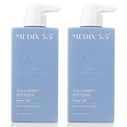 MEDIX 5.5 Collagen   Peptides Cream Two Pack 15 fl oz