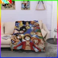 thumbnail image 5 of 3D New Printed One Piece Anime Blanket Falai Velvet Cartoon Cover Blanket Luffy Student Air Conditioning Blanket Gift, 5 of 5