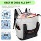 thumbnail image 3 of Mochila más fresca con aislamiento, 36 latas, refrigerador de camping suave a prueba de fugas para senderismo, viajes, picnic, playa, barbacoa, 3 of 5