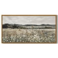 thumbnail image 6 of Drsoum Large 20x40in Natural Framed Meadow with Flowers Vintage Wall Art Landscape Painting Retro Scenery Farmhouse Bedroom Living Room Decor, 6 of 7