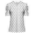 thumbnail image 5 of Blouses pour Femmes, Mode Décontractée Manches Courtes T-Shirt Ample Blouse Tops, 5 of 5
