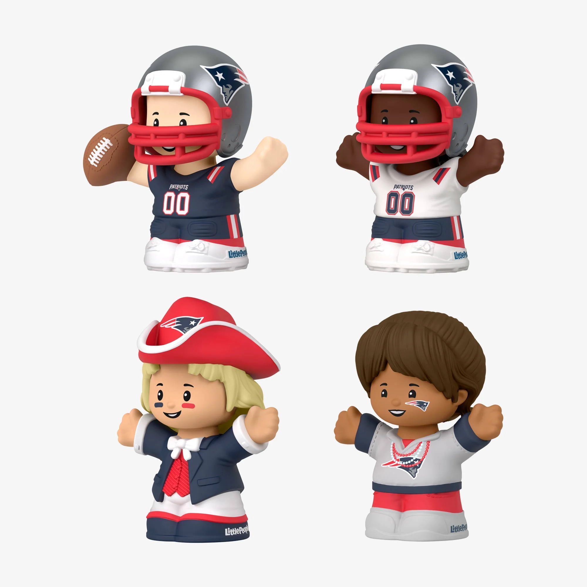 Fisher Price - Little People Collector: x NFL New England Patriots 4-Pack, Special Edition