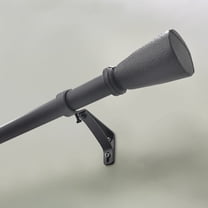 Better Homes & Gardens 1” Cast Iron Cone Curtain Rod, Cast Iron, 120-180”