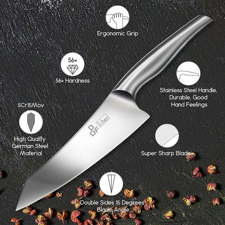 High carbon German Steel Professional Kitchen Knives Set