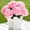 Pink, variant on 6 Bundles Hydrangea Artificial Flowers for Outdoors and Indoor, Bulk 30 Heads, UV Resistant Faux Hydrangea Flowers for Garden, Porch, Yard, Window Box & Outdoor Wedding Decoration