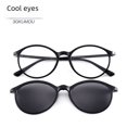 thumbnail image 2 of Gafas de sol polarizadas con montura redonda, montura para miopía, para hombres y mujeres, con múltiples clips, gafas deportivas magnéticas, gafas de sol para conductores Tide, 2 of 5