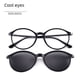 thumbnail image 2 of Gafas de sol polarizadas con montura redonda, montura para miopía, para hombres y mujeres, con múltiples clips, gafas deportivas magnéticas, gafas de sol para conductores Tide, 2 of 5