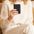 thumbnail image 6 of 2 Pcs Mini Leather Pocket Notebook Small Hardcover Notebook Hardcover Mini Notepad Tiny Lined Journal Small Pocket Notebook Mini Journal Notepad for Office Home Writing Supply, 3"x4.3"， Black, 6 of 6