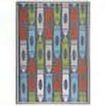thumbnail image 2 of Playful Patterns - Children's Area Rugs Jumbo Crayons, 3'10" x 5'4", Chalkdust, 2 of 2