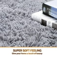 thumbnail image 3 of Luxury Velvet Living Room Carpet Bedroom Rugs, Fluffy, Super Soft, 3 of 5