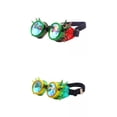 thumbnail image 1 of Yinanstore Steampunk Concert Goggles - Double Pack Green+Gold, 1 of 8