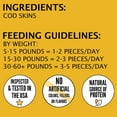 thumbnail image 3 of Hubert Pet Premium Cod Skin Crisps Natural Single Ingredient Dog Treats, Grain Free, USA Tested for All Breeds - 1.5 Resealable lbs Bag, 3 of 7