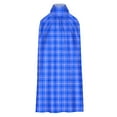 thumbnail image 3 of Uaswgudfs Casual Sleeveless Checked Sundress | Summer Dresses for Women 2025 Asymmetric Hem & Lightweight Cotton-Linen Midi Dress Dark Blue S, 3 of 4