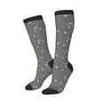 thumbnail image 2 of Easygdp Airplane Routes Around The World Soccer Socks Sport Knee High Socks Calf Compression Athletic Socks for Men and Women, 2 of 9