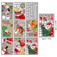 thumbnail image 1 of Pegatinas de ventana de Santa Claus de invierno, pegatinas decorativas de copo de nieve electrostático de vidrio de tienda de Feliz Navidad, 1 of 4