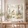 thumbnail image 5 of Young Deer with Woodland Animals in Forest, Peaceful Watercolor for Kids, Nursery Wall Art Decor, Birthday Gift Tapestry Wall Hanging for Nursery and Bedroom, 5 of 7