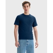 Hanes Beefy-T Unisex Cotton Pocket T-Shirt Navy 2XL