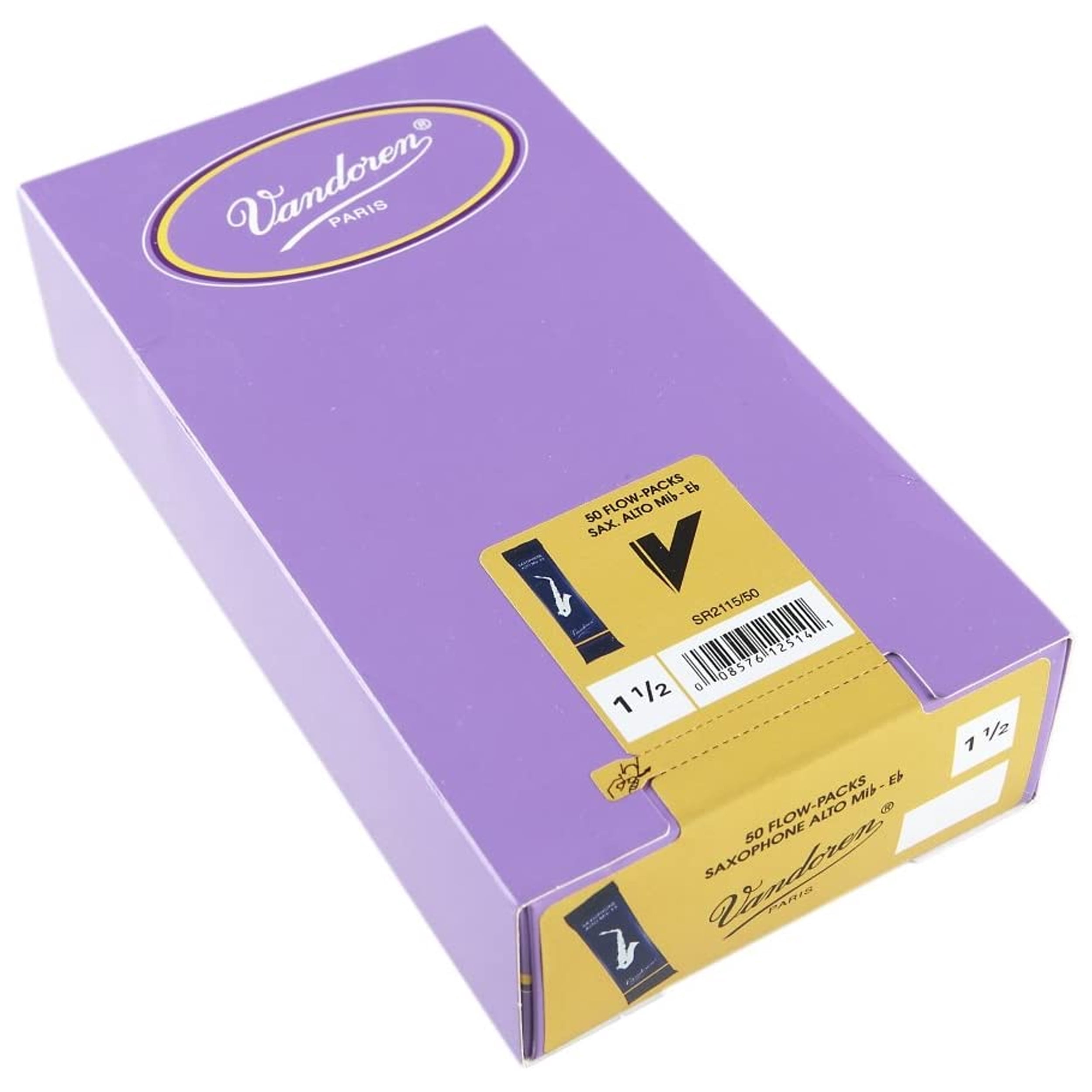 Vandoren Alto Sax Traditional Reed Box of 50 1.5 Box of 50