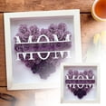 thumbnail image 1 of Mom From Daughter And Son Customized Mom Flower Shadow Commemorative Day Birthday Diy Crafts for Adults Bulk Arts And Crafts for Kids Ages 2-4 under 10 Kids Arts And Crafts Ages 4-8 Girls Toddler Arts, 1 of 5