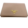 thumbnail image 6 of Pre-Owned Prada Bifold Wallet ec-25090 Beige 1MV204 Saffiano Leather 62 B PRADA Compact Mini..., 6 of 11