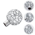 thumbnail image 3 of 2 Pcs Embout de Tringle à Rideau Nordique Simple Bouchon de Tête de Rideau Décoration de Rideau Maison Blanc, 3 of 9