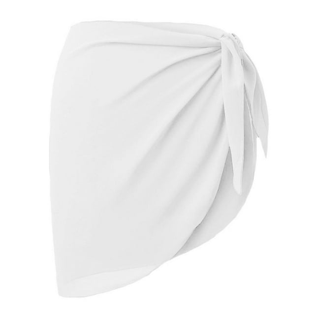 Gasa corta Traje de baño Wrap Beach Tie Wrap Mujer Bikini Coverup Short Summer Traje de baño Coverups 50cmx180cm
