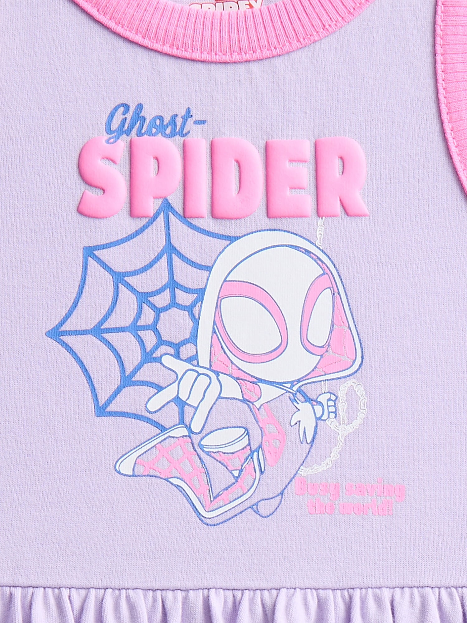 Spidey & His Amazing Friends Toddler Girls Graphic Tank Dress, Sizes 12M-5T