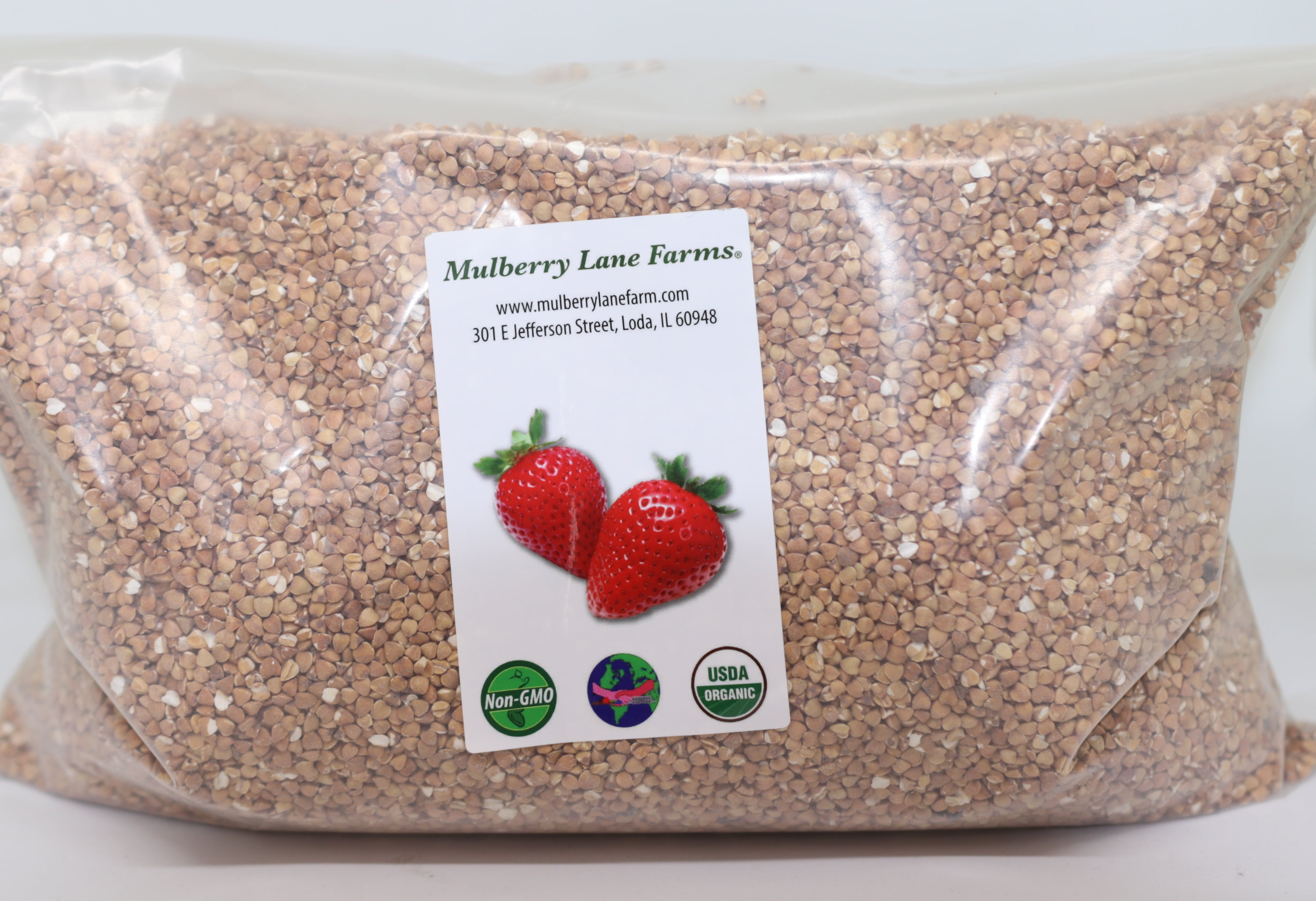 Kasha Buckwheat 5 lbs (Five Pounds) Roasted, USDA Certified Organic and