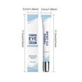 thumbnail image 2 of Firming Eye Cream for Dark Circles & Eye Bags,Remove Dark Circles,Wrinkles & Fine Lines,Moisturing For Dryness And Roughness,Gentle Non-Irritating Formula,Smooths Fine Lines & Firms Under Eye Skin, 2 of 7