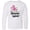 AA-White, variant on Inktastic Be a Flamingo in a Flock of Pigeons with Flowers Long Sleeve Youth T-Shirt