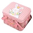 thumbnail image 1 of Easter Jar Cookie Jar Elegant Metal Tinplate Empty Jars Cookie Box Storage Containers Easter Gift Box Decor With Lids And Handle For Easter Decoration Holiday Part, 1 of 4