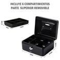 thumbnail image 2 of Pequeña Caja De Seguridad Con Cerradura Y Ranuras Alcancía De Monedas Y Otros Objetos De Valor Negro, 2 of 6