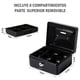 thumbnail image 2 of Pequeña Caja De Seguridad Con Cerradura Y Ranuras Alcancía De Monedas Y Otros Objetos De Valor Negro, 2 of 6
