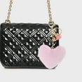 thumbnail image 2 of Unique Bargains 1 Pc Fashion Tassel Heart Handbag Charm Bag Accessories Pink, 2 of 5