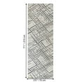 thumbnail image 3 of Washable Machine None-Slip Base Area Rug for Living Room, Dining Room, Game Room, Indoor Pet and Child Friendly Casual Design Abstract Gray, 3 of 5