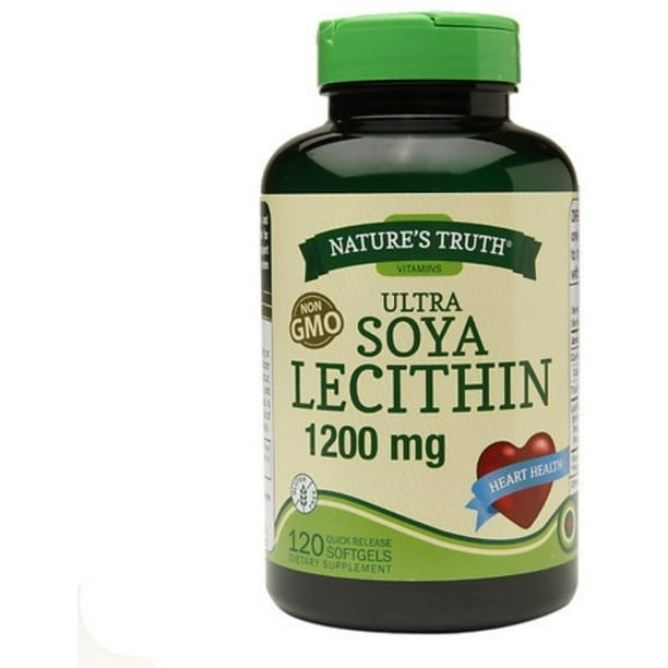 Nature's Truth Ultra Soya Lecithin 1200 mg, 120 ea (Pack of 2