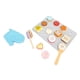 thumbnail image 1 of Juego de hornear para niños Accesorios de cocina Realista Educación creativa de madera Juguetes de cocina de madera Juega de alimentos para edades de, 1 of 8