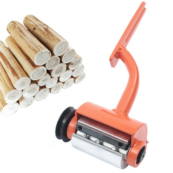 Fichiouy 5'' Log Debarker Log Notcher Chainsaw Attachment Bark Peeler Log Debarking Tool