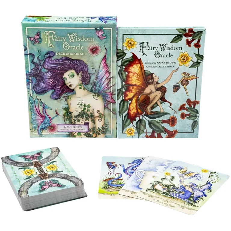 Nancy Brown, Fairy Wisdom Oracle Deck & Book Set, 64 cards