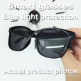 thumbnail image 3 of Men's Stylish smart Fashion Glasses with Built-in Voice Assistant, HD Audio & Dual Speakers - Wireless, Anti-Blue Light Lenses, 3 of 11