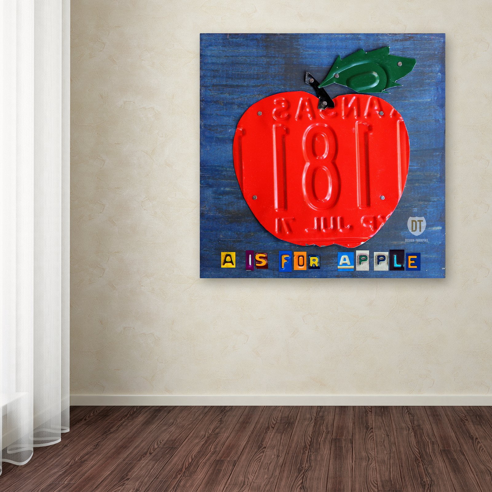 Trademark Fine Art 'Apple' Canvas Art by Design Turnpike