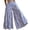 Blue, variant on Womens Casual Wide Leg Pants High Waisted Straight Long Trousers Palazzo Pants