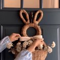 thumbnail image 2 of Billuyoard Cesta de conejito de Pascua, bolsillo de pared, ambiente festivo con linda decoración de pared de conejito o ganchos para puertas. Decoración del hogar, 2 of 4