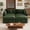 2S+2O, variant on EHANCIS Loveseat Sofa with Ottoman, L Shaped Modular Sectional Couch, 4 Pillows, Large Size Deep Seat Loveseat, Premium Emerald Green Chenille Sofa, 2 Seat Couch for Living Room & Apartment