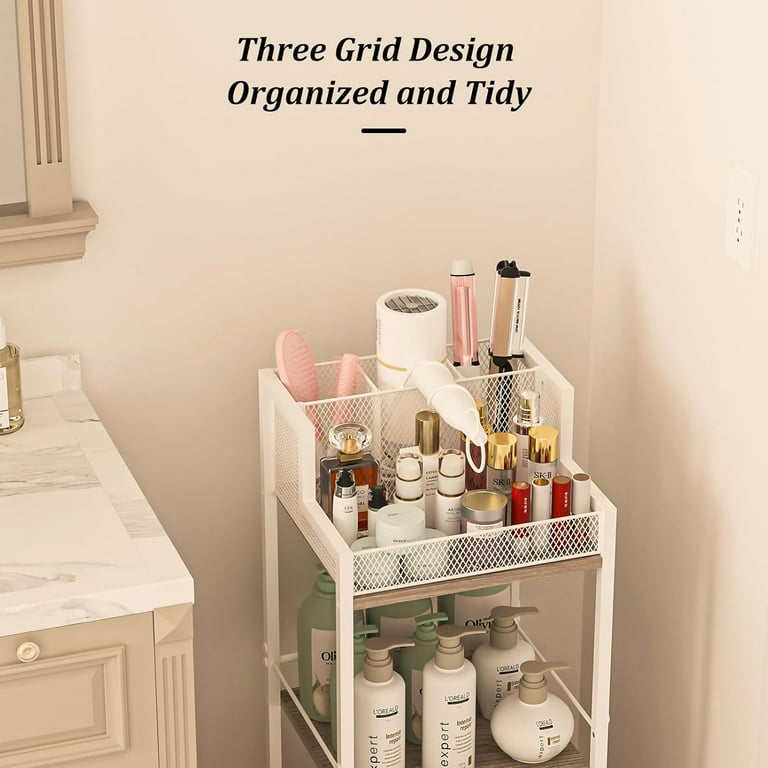 Hair Tool Organizer Bathroom Storage Shelf 3-Tier Hair Dryer