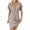 sundresses for women#01Khaki, variant on yoeyez Womens Summer Dresses 2025 Rolled Short Sleeve V Neck Buttons Dresses Solid Color Pleated Short Dress Flowy A-Line Sundress Red,XL